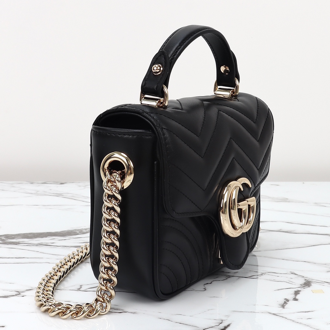 [TOP] Gucci GG Marmont mini top handle bag