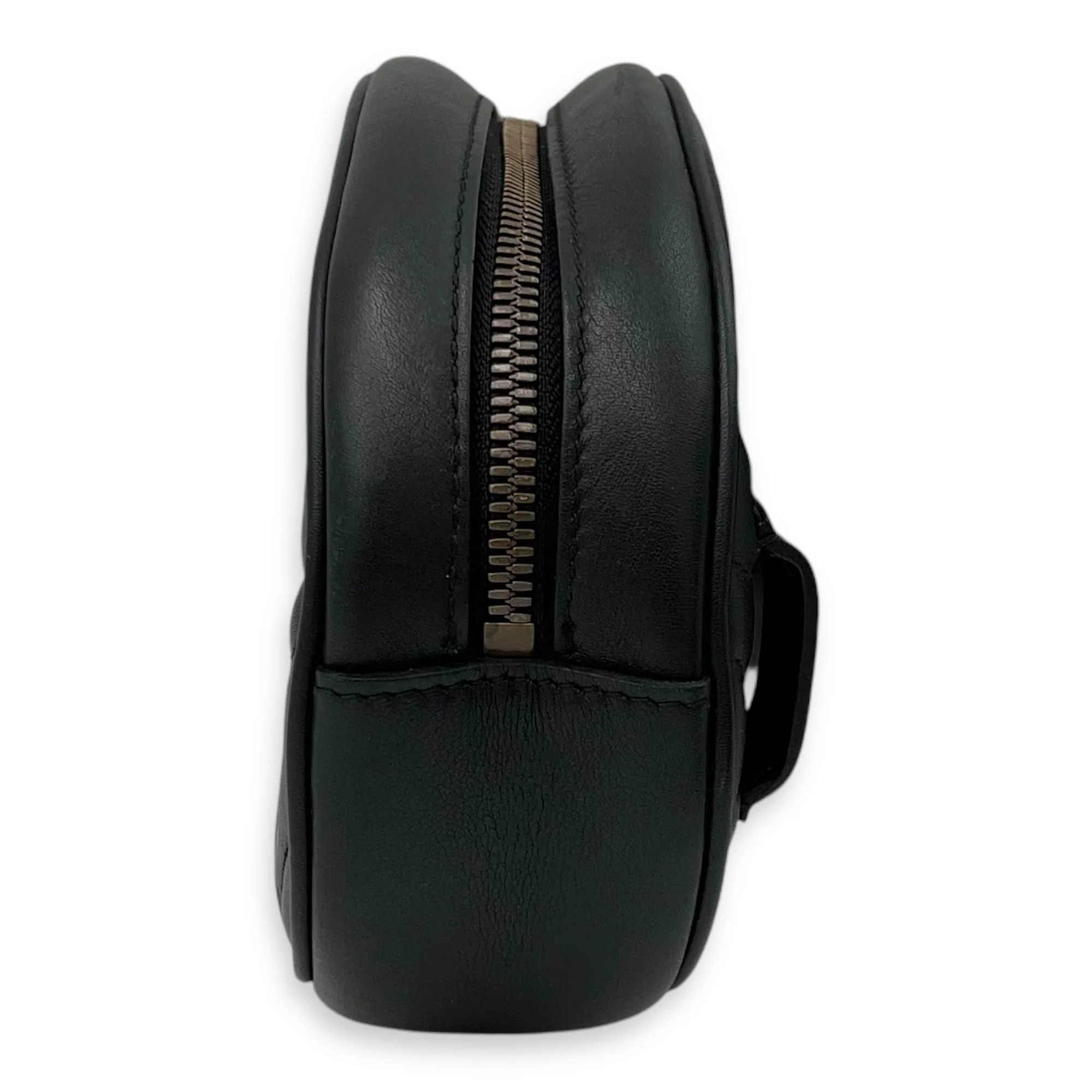 GG Marmont 85 Black Belt Bag in Calfskin, Gold hardware