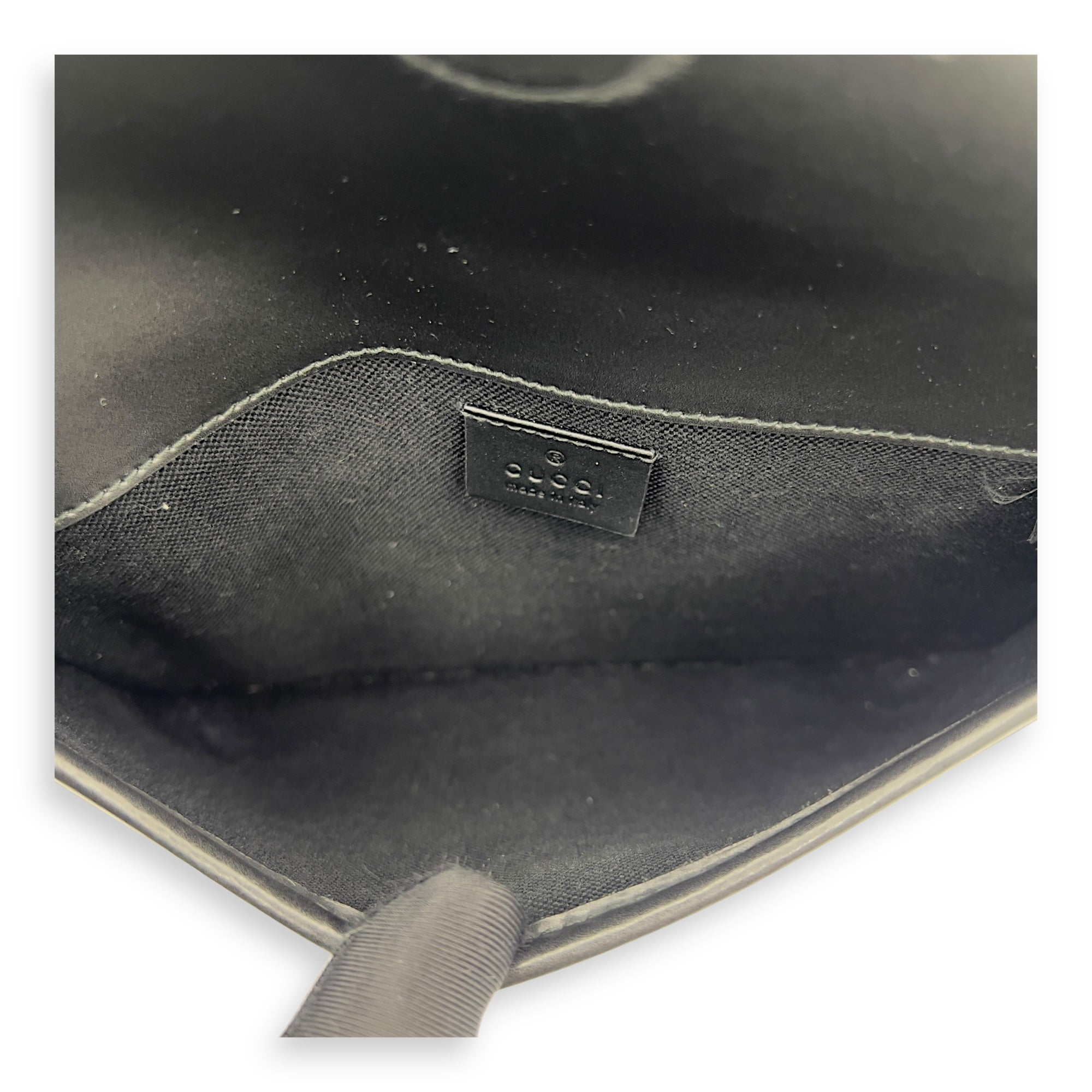 GG Supreme Belt Bag Black in Monogram Coated Canvas, Silver hardware