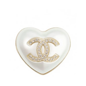 CC Heart brooch