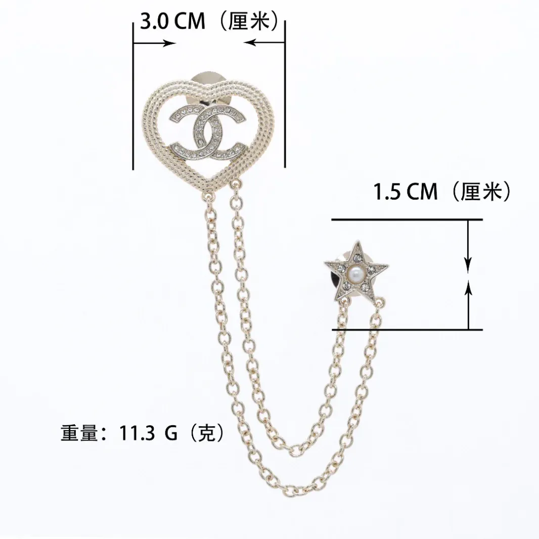 High quality CC brooch