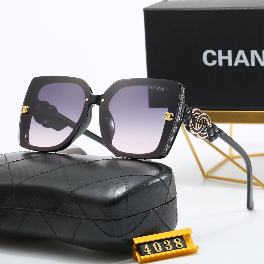 4-Color Fashionable CC Sunglasses