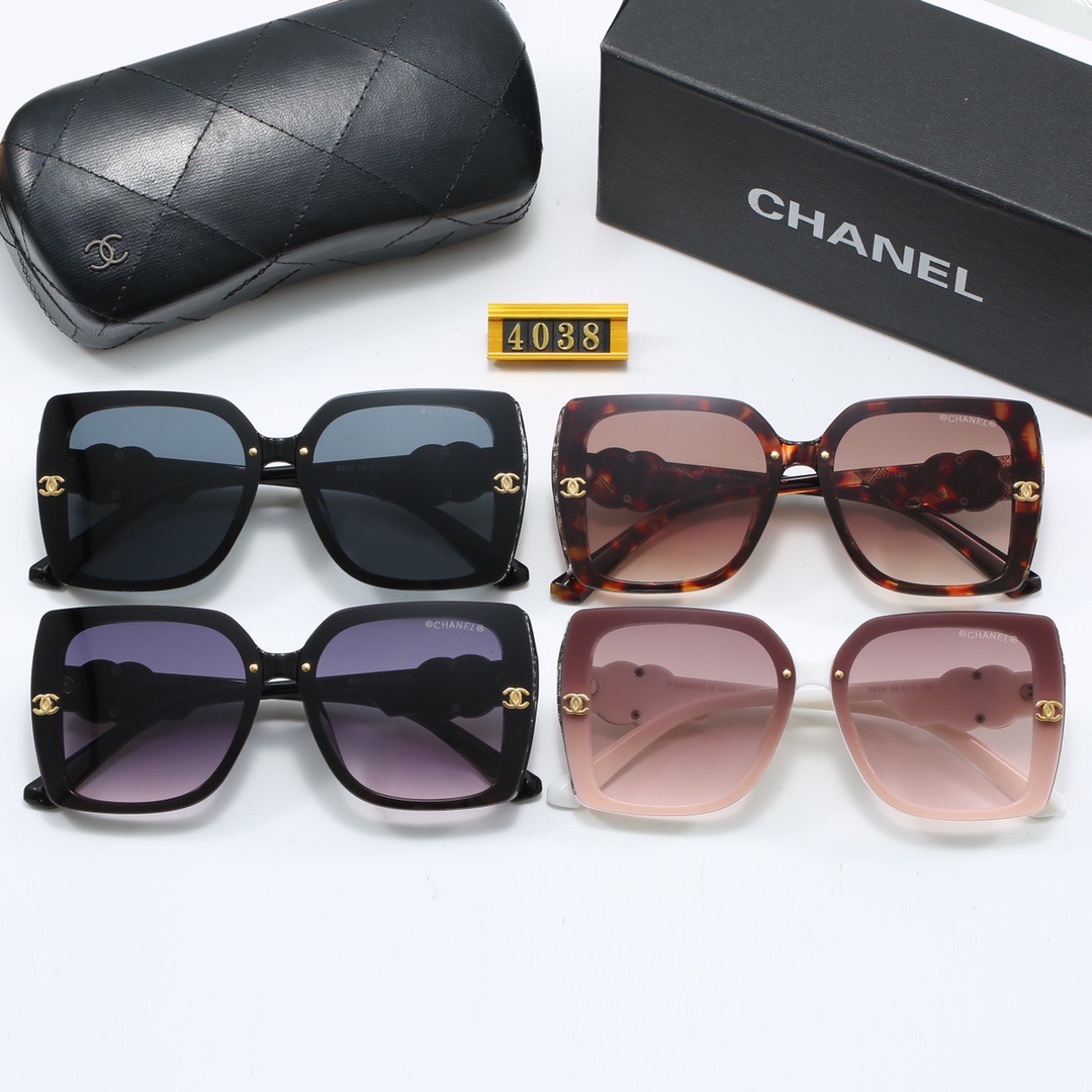 4-Color Fashionable CC Sunglasses