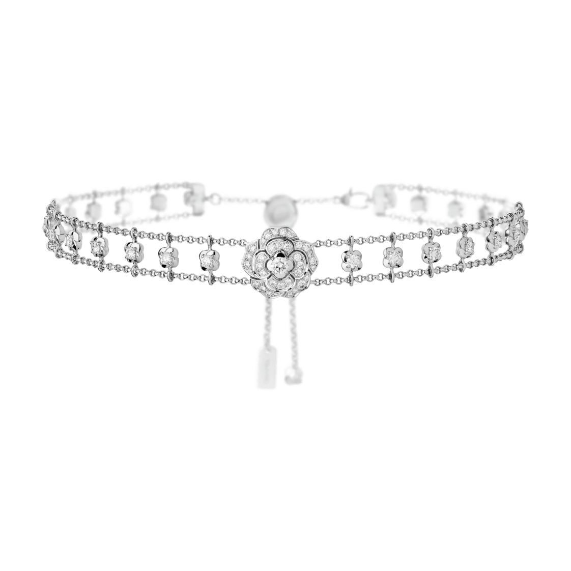 BOUTON DE CAMÉLIA CHOKER