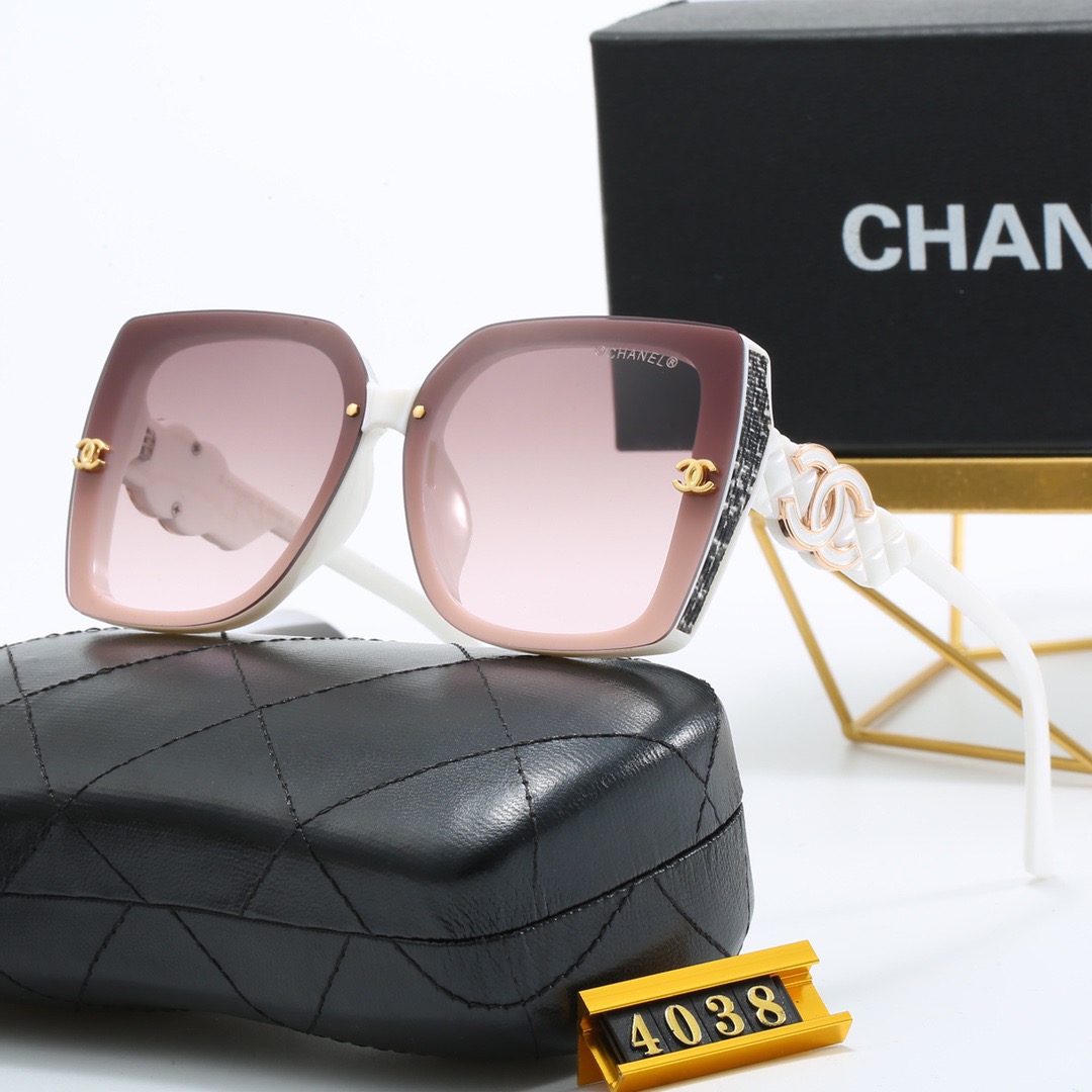 4-Color Fashionable CC Sunglasses
