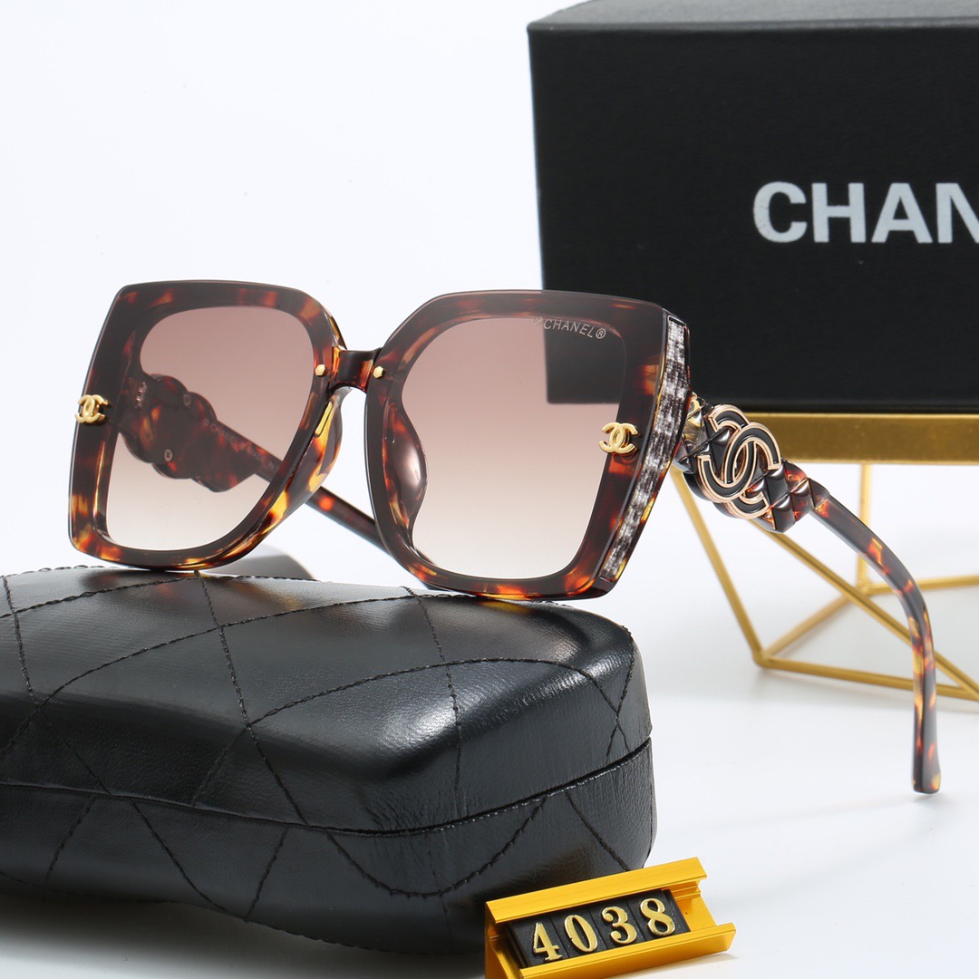 4-Color Fashionable CC Sunglasses