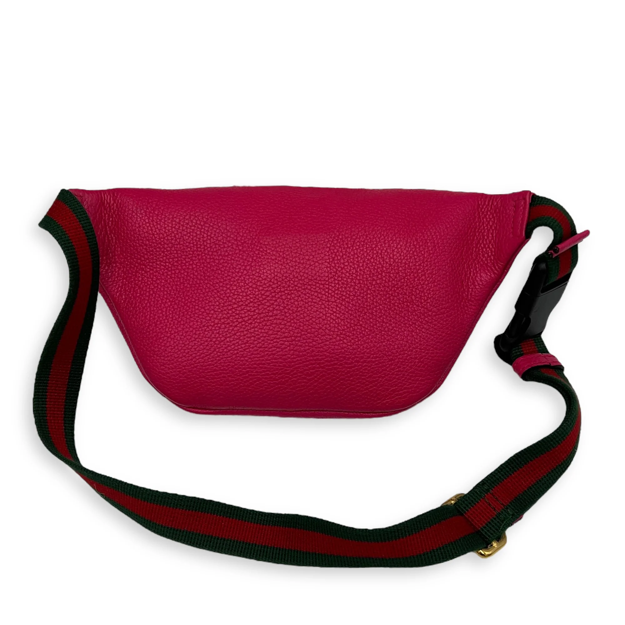 Logo Belt Bag Pink in Calfskin, Gold hardware
