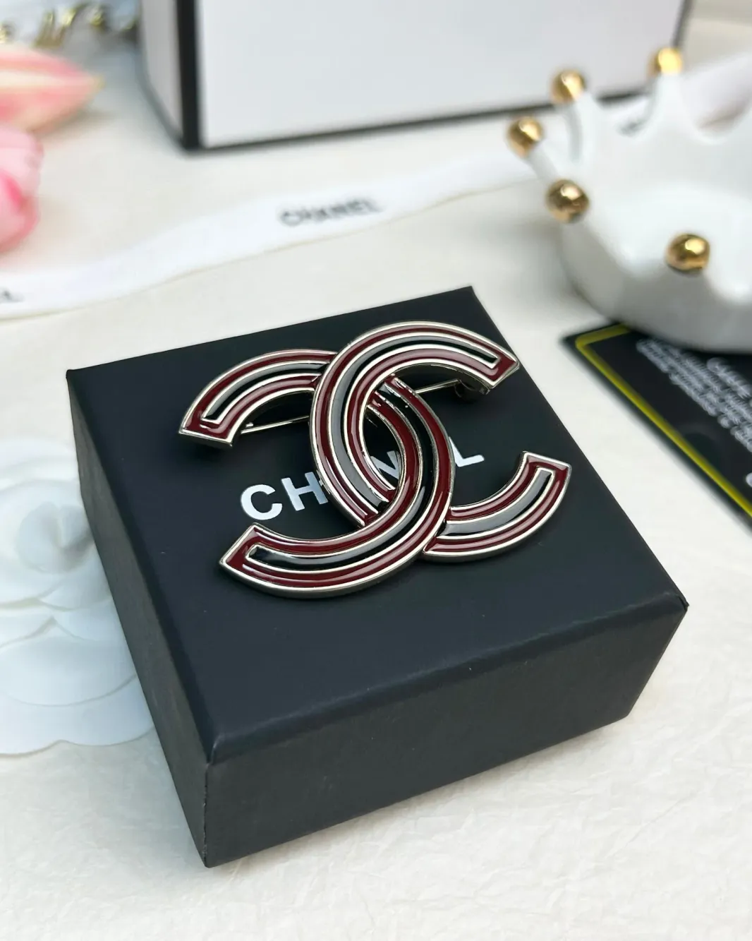 High quality CC brooch