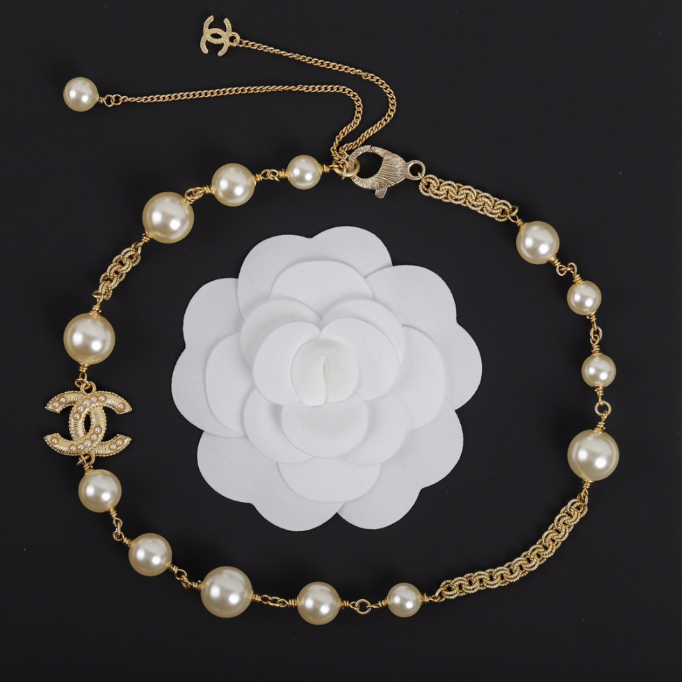 Pearl Double C Pearl Bracelet