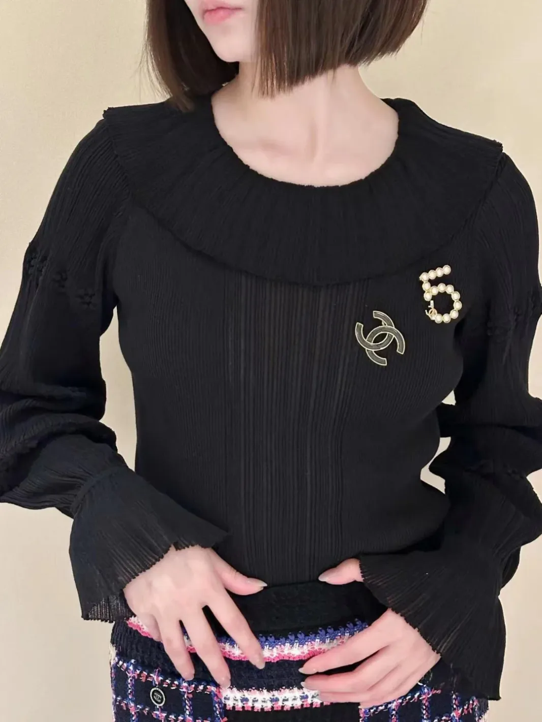 Top quality CC brooch